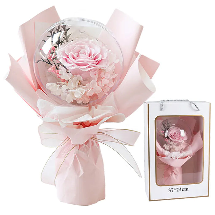 Dried Flowers Preserved Roses Bouquet Best Gift For All Special Events