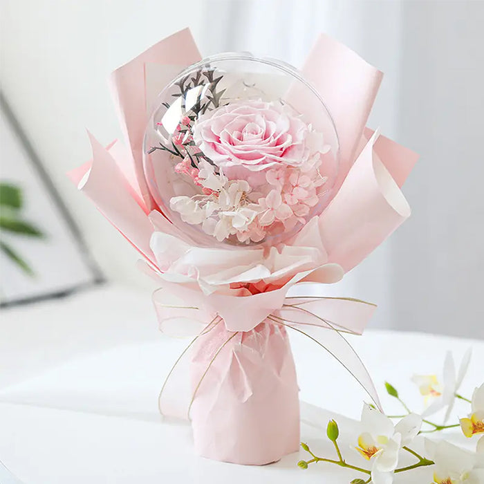 Dried Flowers Preserved Roses Bouquet Best Gift For All Special Events