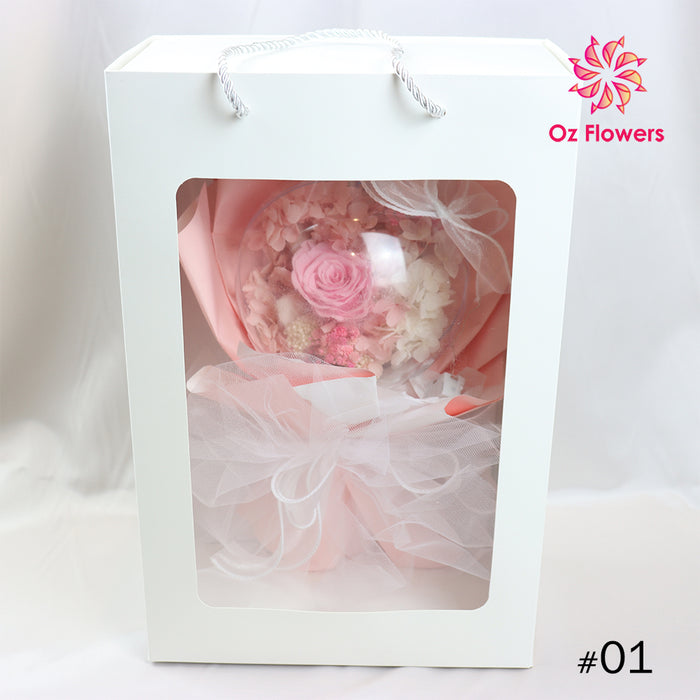 Dried Flowers Preserved Roses Bouquet Best Gift For All Special Events #01