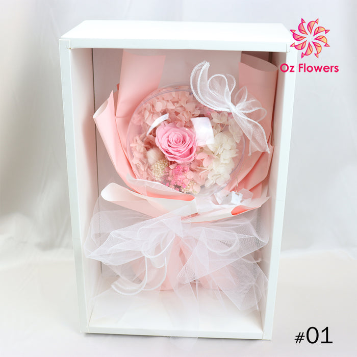 Dried Flowers Preserved Roses Bouquet Best Gift For All Special Events #01