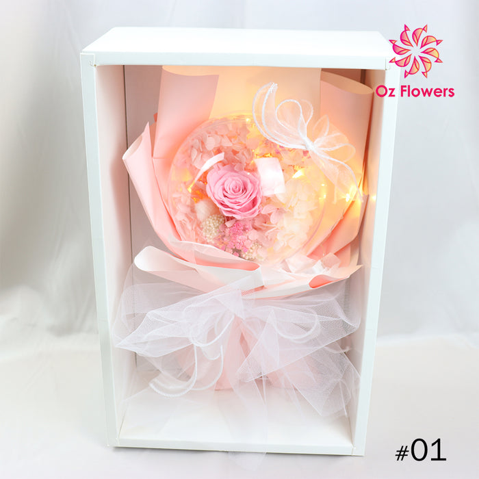 Dried Flowers Preserved Roses Bouquet Best Gift For All Special Events #01