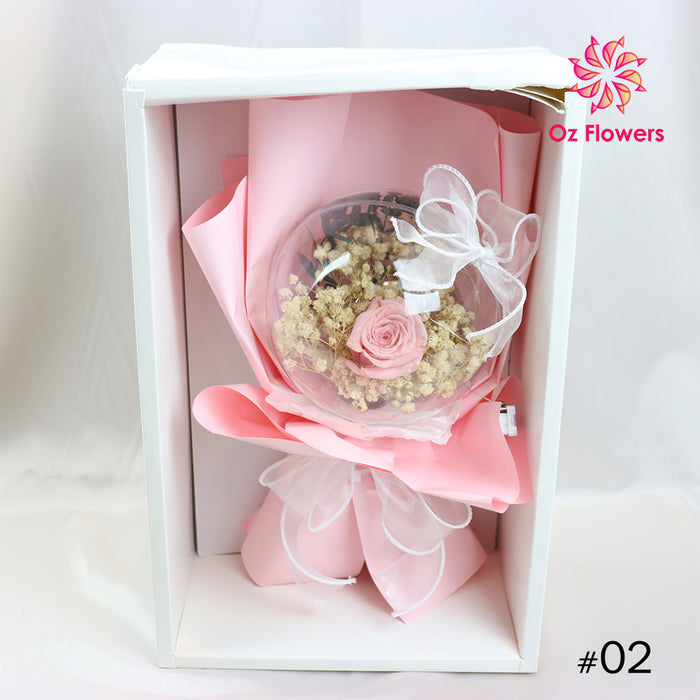 Dried Flowers Preserved Roses Bouquet Best Gift For All Special Events #02