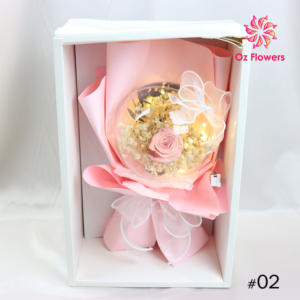 Dried Flowers Preserved Roses Bouquet Best Gift For All Special Events
